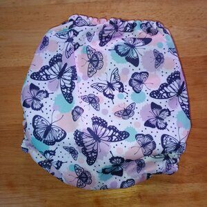 Pastel Butterfly Butterflies Pink OS Pocket Cloth Diaper Mama Koala Cloth Diaper